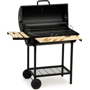 Barbecue met Deksel en Warmhoud Rek - Inc Thermostaat - 104x68x94 cm