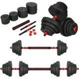 Halterset - verstelbare dumbbells - gewichten set - 40 kg