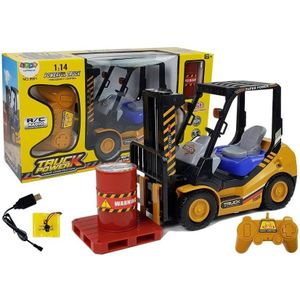 RC-vorkheftruck met afstandsbediening en pallet