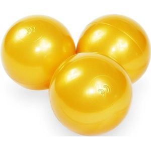 Ballenbak ballen goud (70mm) 1000 stuks