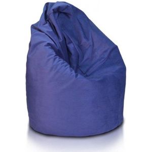 Zitzak 110cm blauw / paarse stof