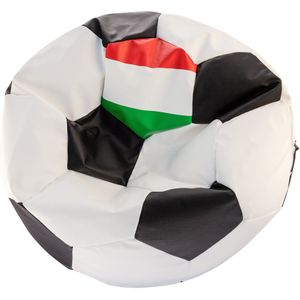 Voetbal zitzak - EURO 2024 - maat L - Ø 90 cm - Hongarije