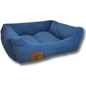 Hondenmand - S - kleine hond - 50 x 40 cm - blauw - hondenbed