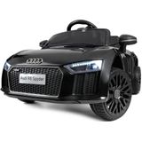 Elektrische kinderauto - accu auto - Audi R8 Spyder -  zwart