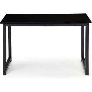 Zwart bureau met metalen poten - Modern en veelzijdig - 120x60 cm