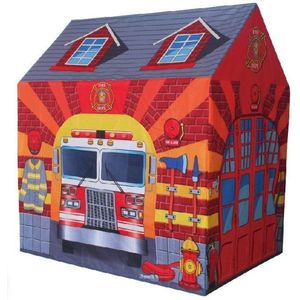 Kinder speeltent - brandweer - 102x72x95 cm