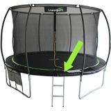 Trampoline net- binnenkant - 366 cm - zwart & groen