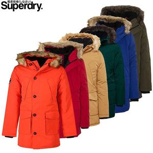 Superdry - Everest Parka Jacket voor heren - Diverse kleuren - Winterjas - S  - Surplus Goods Olive