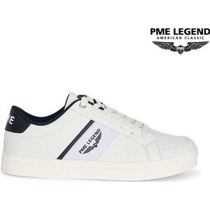 PME Legend Emission Sneaker - Wit/Navy - De Zomersneaker van 2024 - 41