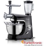 TurboTronic - Keukenmachine TT-007 - Verkrijgbaar in 3 kleuren - Zwart