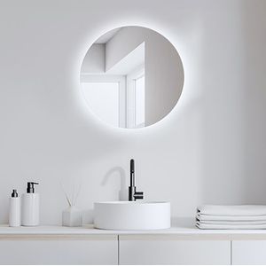 Lifa Living - LED spiegel rond 60cm - 3000K