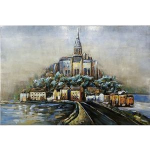 Mont Saint Michel - Metalen schilderij - Decoratie - Woonaccessoires