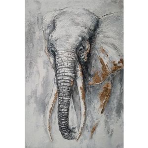 Olifant- Schilderij - Decoratie - Woonaccessoires