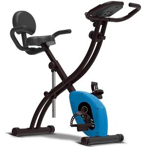 SportTronic X6 Hometrainer - Inklapbare fitnessfiets - Blauw/Zwart