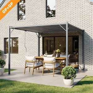 Intimo Garden Matt Pergola met Lamellen 3x3 m - Antraciet