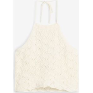 Gebreide neckholder top