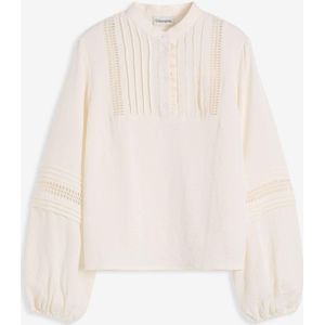 Oversized blouse met versieringen