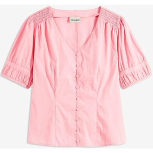 Blouse met pofmouwen