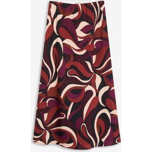 Midirok van soepel satijn