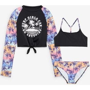 Bikini en zwemtop (3-dlg. set)