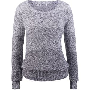 Grof gebreide trui met kleurverloop