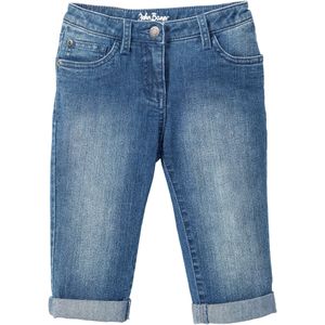 Capri jeans mid waist met verstelbare tailleband