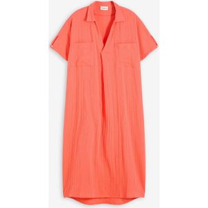 Kaftan jurk van zachte mousseline