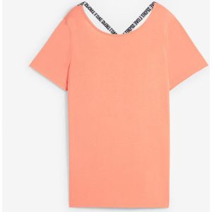 Lang sportshirt met rugdecolleté