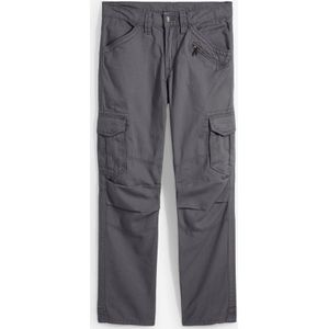 Relaxed fit cargo broek van puur katoen, straight