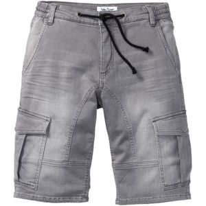 Regular fit sweat jeans bermuda