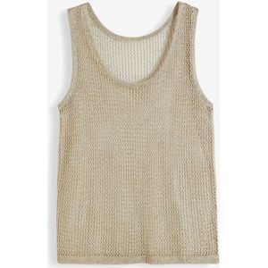 Gebreide top in een zachte viscosemix