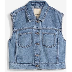 Jeans gilet van katoen