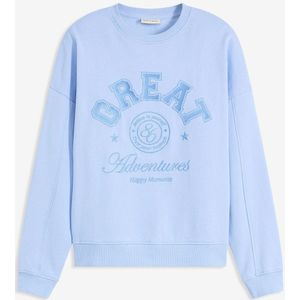 Oversized sweater van puur katoen