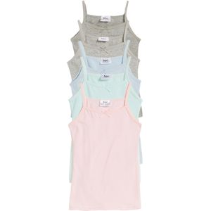 Meisjes hemd met zacht katoen (set van 5)