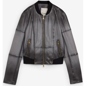 Leren jas van lamsnappa