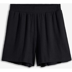 Instapshort van gestructureerde jersey en een hoge tailleband