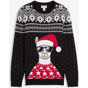 Kersttrui in een zachte katoenmix