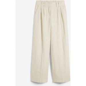Linnen bandplooibroek