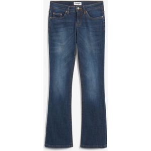 Bootcut stretch jeans, mid waist