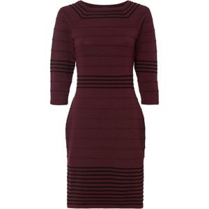 Gebreide jurk in een zachte viscosemix