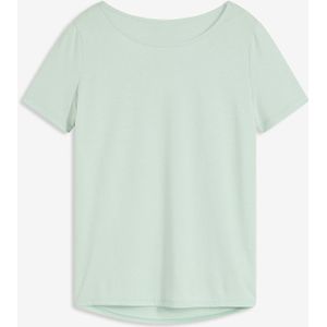 Lang sportshirt met rugdecolleté