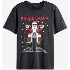 T-shirt met kerstprint van biologisch katoen