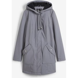Softshell parka met capuchon