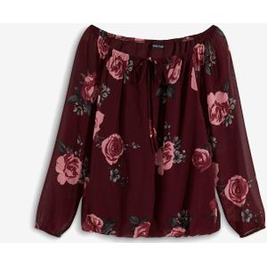 Blouse met tunnelkoordje