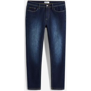 Regular fit stretch thermojeans, extra zacht aan de binnenkant, straight