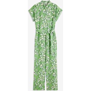 Jumpsuit van soepele viscosemix