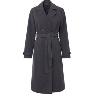 Winterse trenchcoat in wollen look