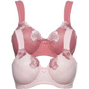 Minimizer bh met gewatteerde schouderbandjes. (set van 2)