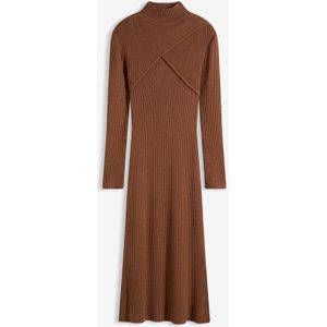 Gebreide jurk in een viscosemix