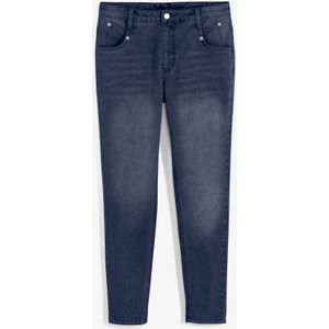 Skinny mid waist jeans, cropped